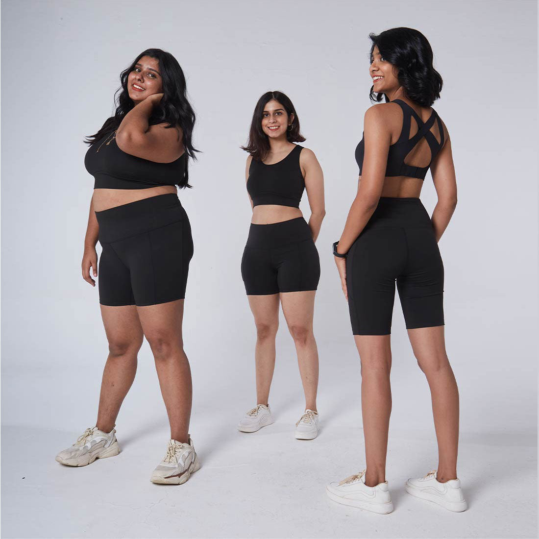 High Waisted Gym Shorts with Pockets for Women