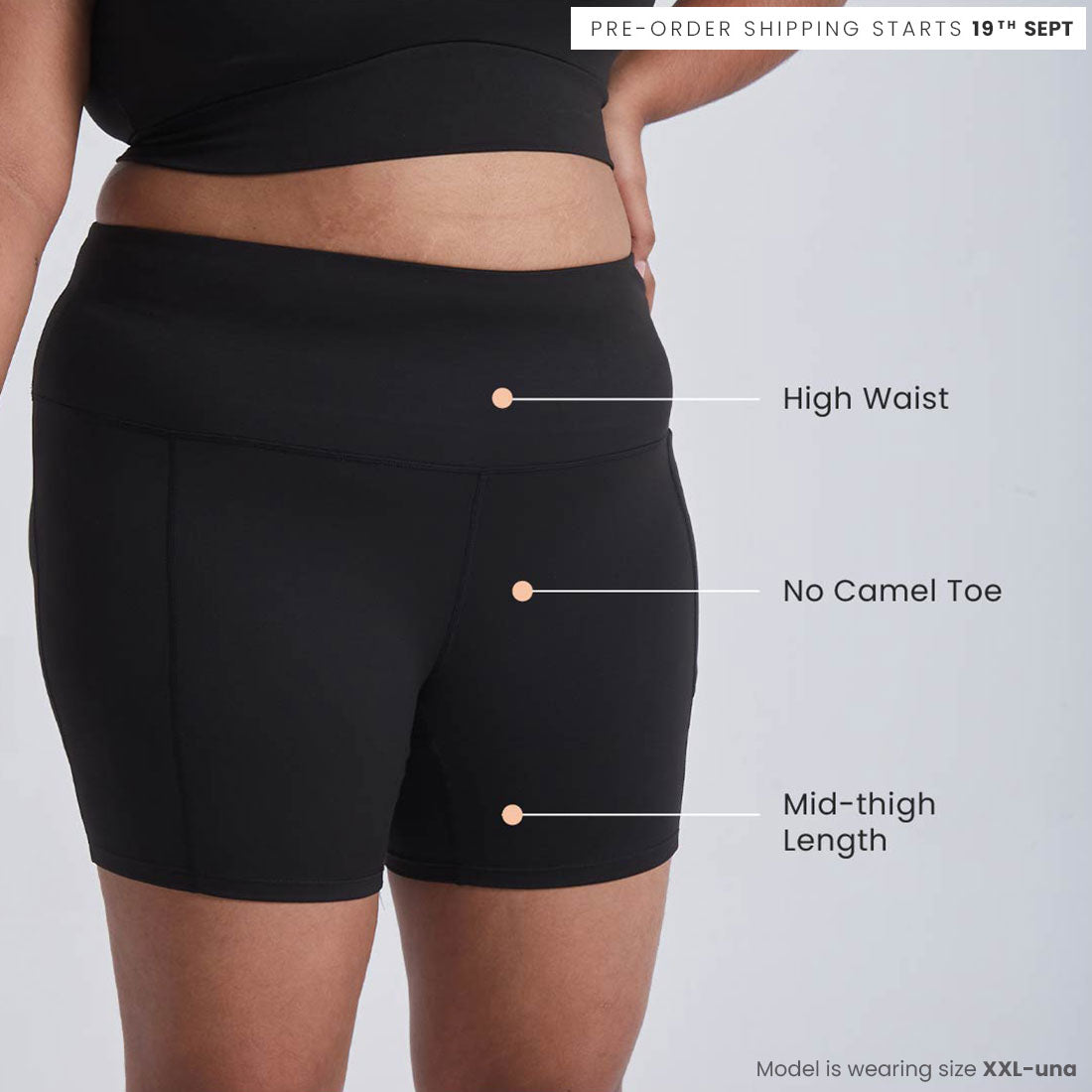 High Waisted Gym Shorts with Pockets for Women