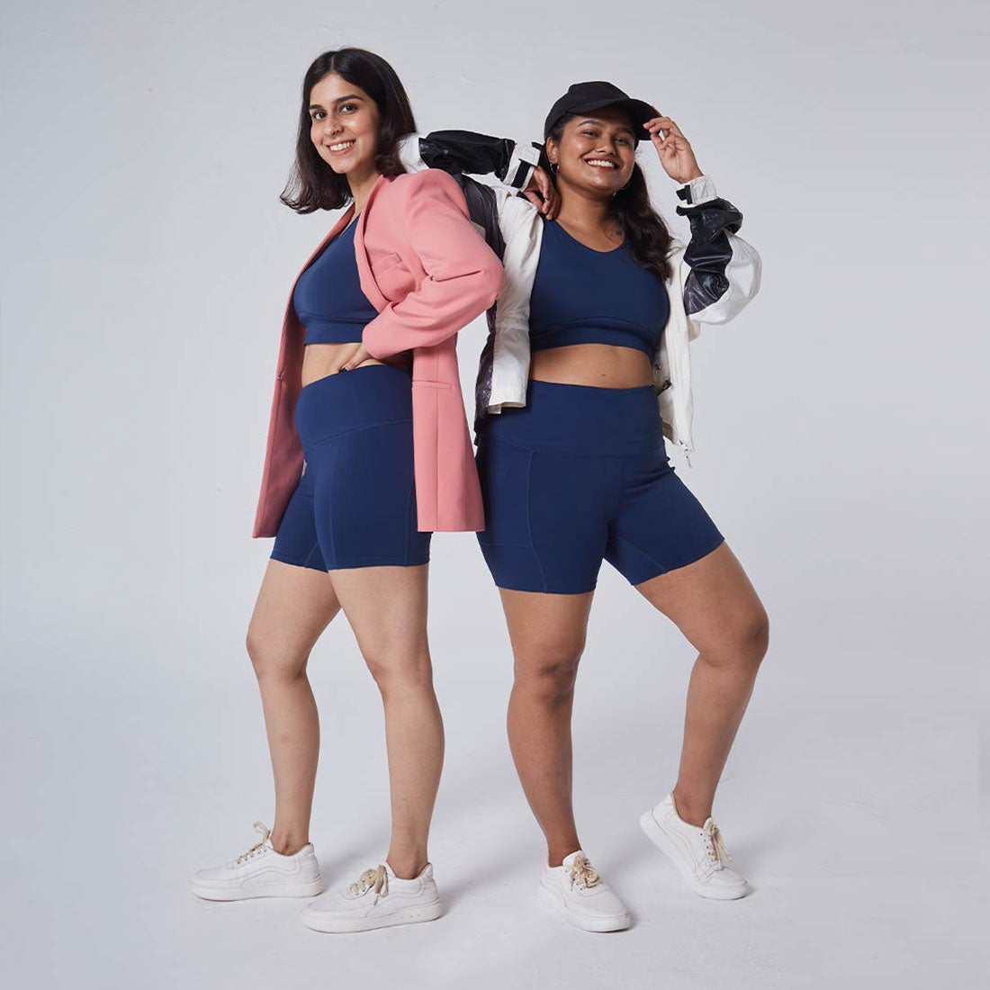 High Waisted Gym Shorts with Pockets for Women