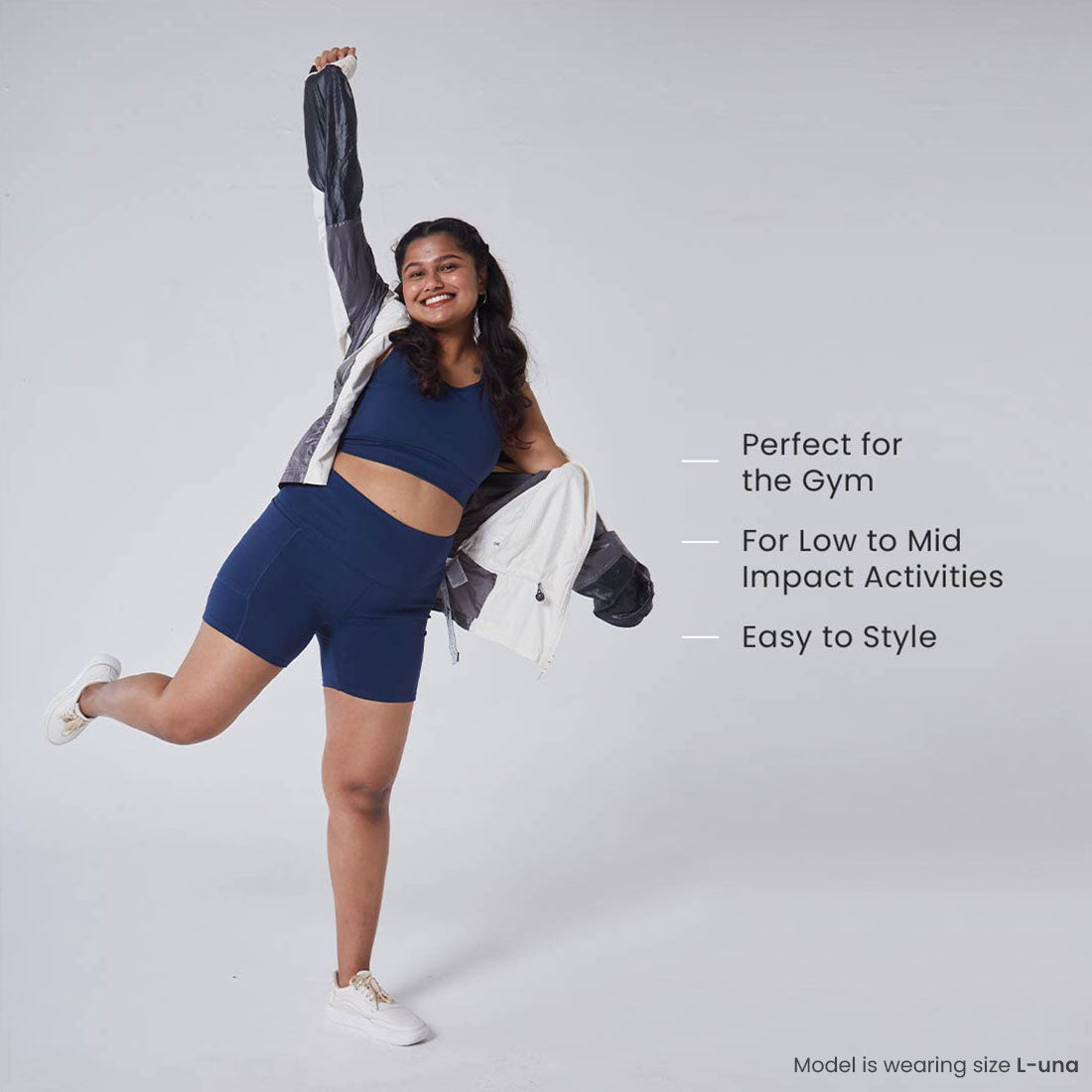 High Waisted Gym Shorts with Pockets for Women
