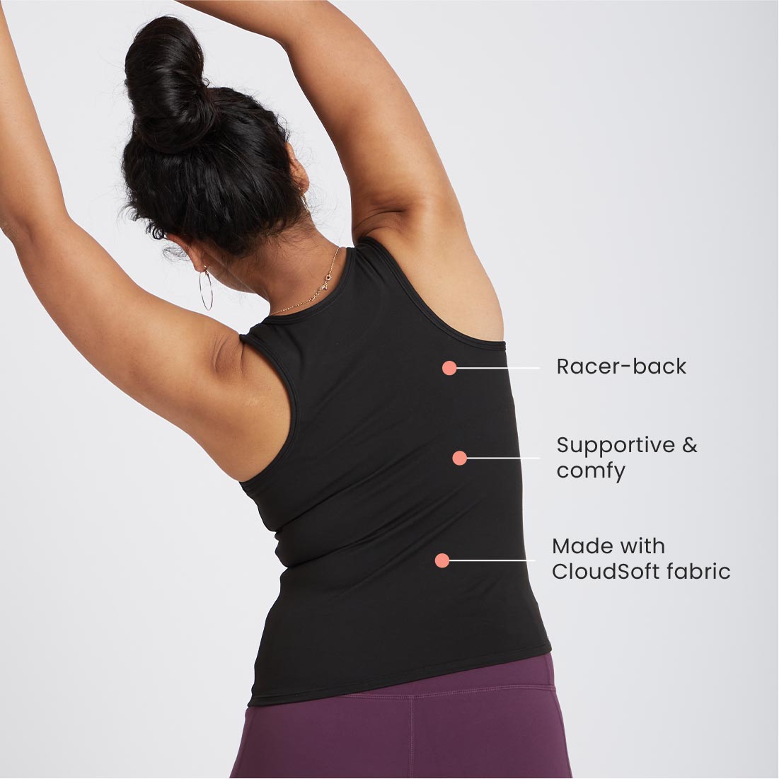 Bliss Black, XS-elene, S-elene, M-aia, L-una, XL-una, XXL-una, XXXL-una
