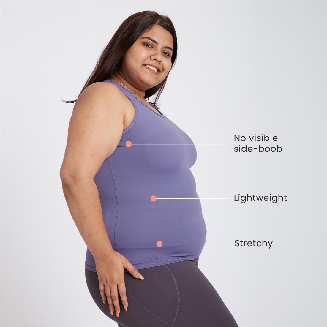 Monica Mauve, XS-elene, S-elene, M-aia, L-una, XL-una, XXL-una, XXXL-una
