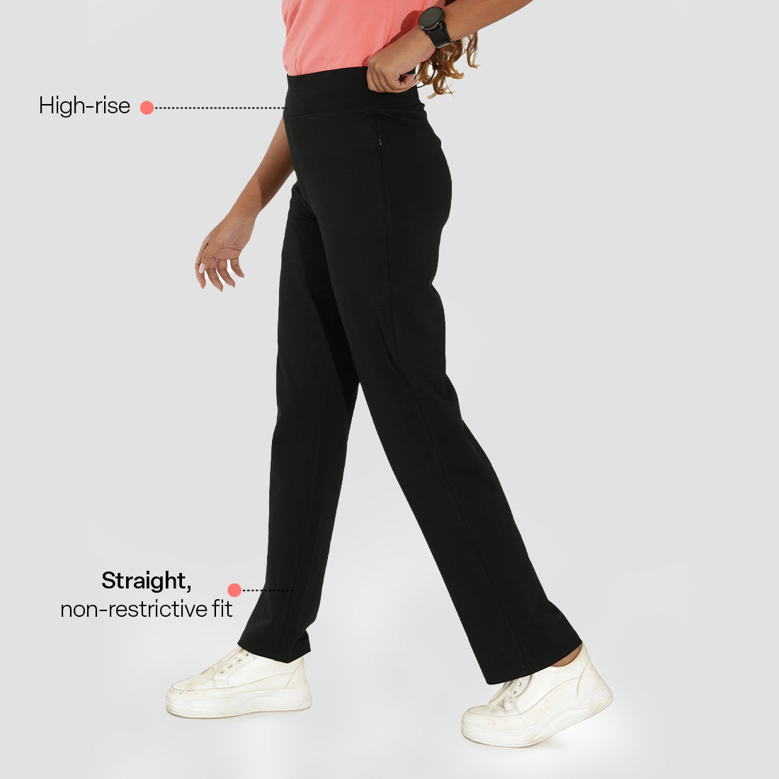 AM:PM Cotton Straight Pants